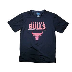 NBA Chicago Bulls Mens Small T-Shirt Black  Short Sleeve